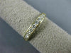 ESTATE .40CT DIAMOND 14K YELLOW GOLD 3D CHANNEL WEDDING ANNIVERSARY RING #21315