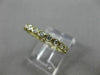 ESTATE .46CT DIAMOND 14KT YELLOW GOLD 3D BEZEL ETERNITY WEDDING ANNIVERSARY RING