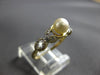 .05CT DIAMOND & AAA SOUTH SEA PEARL 14K 2 TONE GOLD CLASSIC INFINITY RING #28053