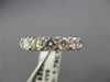 ANTIQUE LARGE 1.75CT DIAMOND PLATINUM FIVE STONE WEDDING ANNIVERSARY RING #22296