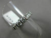 ESTATE .75CT DIAMOND 14K WHITE GOLD 3D FIVE STONE LOVE WEDDING ANNIVERSARY RING