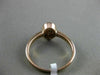 ESTATE WIDE .15CT ROUND DIAMOND 14KT ROSE GOLD 3D OVAL PAVE CLASSIC RING FG VSSI