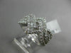 ESTATE 1.92CT BAGUETTE ROUND DIAMOND 18KT WHITE GOLD INFINITY LOVE KNOT FUN RING