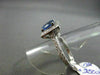 ESTATE 2.58CT DIAMOND & AAA LIGHT SAPPHIRE 18KT WHITE GOLD ENGAGEMENT RING