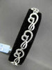 ESTATE WIDE 1.25CT DIAMOND 18KT WHITE GOLD 3D MUSICAL NOTE BRACELET AMAZING!!