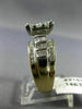 ESTATE LARGE 2.15CT ROUND & PRINCESS DIAMOND 14KT GOLD 3D ENGAGEMENT RING #21530