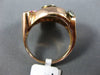 ANTIQUE WIDE 1.0CT OLD MINE DIAMOND & AAA RUBY 14K WHITE & ROSE GOLD RING #22261