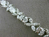 ESTATE CERTIFIED 22.75CT DIAMOND PLATINUM HANDCRAFTED CHOKER TENNIS NECKLACE D/E