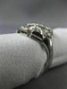 ANTIQUE WIDE .90CT OLD MINE DIAMOND PLATINUM MARQUISE SHAPE FILIGREE RING #21593