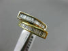 ESTATE .78CT BAGUETTE DIAMOND 14K TWO TONE GOLD CLASSIC DOUBLE SIDED RING #17723