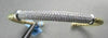 ESTATE FILIGREE 1.0CT MESH DIAMOND 14KT WHITE & YELLOW GOLD BANGLE BRACELET