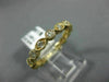 ESTATE .59CT DIAMOND 14K YELLOW GOLD FILIGREE MILGRAIN ETERNITY ANNIVERSARY RING