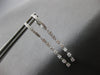 .93CT DIAMOND 18K WHITE GOLD 3D BY THE YARD CLIP ON CHANDELIER HANGING EARRINGS