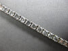 7.34CT SALT & PEPPER DIAMOND 14KT WHITE GOLD 3D ROUND ETERNITY TENNIS BRACELET