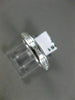 ESTATE .55CT DIAMOND 14KT WHITE GOLD 3D CLASSIC CHANNEL ANNIVERSARY RING #18951