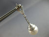 LARGE .90CT DIAMOND & AAA SOUTH SEA PEARL 18K WHITE GOLD 3D CHANDELIER EARRINGS