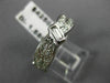 ANTIQUE 1.58CT OLD MINE DIAMOND PLATINUM DOUBLE WAVE ETERNITY FUN RING #18829
