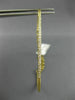 ESTATE .38CT DIAMOND 18K YELLOW GOLD CLASSIC BAR FLEXIBLE LOVE BANGLE BRACELET