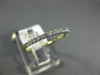 ESTATE .25CT DIAMOND 14K YELLOW GOLD 3D 2mm ROUND SEMI ETERNITY ANNIVERSARY RING