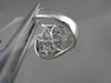 ANTIQUE WIDE 2.15CT DIAMOND 18KT WHITE GOLD FILIGREE MULTI ROW ANNIVERSARY RING