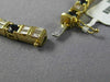 ESTATE 15.88CT DIAMOND & AAA SAPPHIRE 18KT YELLOW GOLD 3D ETERNITY LOVE NECKLACE