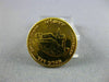 ESTATE 18KT YELLOW GOLD 3D CLASSIC JERUSALEM MENORAH ISRAELI COIN #2108