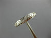 ANTIQUE .36CT DIAMOND 18KT WHITE GOLD FILIGREE ETERNITY ANNIVERSARY RING #1206