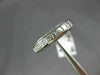 ESTATE .74CT DIAMOND 14K WHITE GOLD 3D FILIGREE WEDDING ANNIVERSARY RING #20013