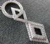 ESTATE .29CT DIAMOND 18KT WHITE GOLD CIRCLE OF LIFE INFINITY LOVE KNOT NECKLACE