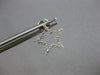 ESTATE .35CT DIAMOND 14KT WHITE GOLD CLASSIC OPEN STAR SCREWBACK STUD EARRINGS