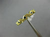 .16CT AAA SAPPHIRE 14KT YELLOW GOLD 3D FILIGREE ZIG ZAG WEDDING ANNIVERSARY RING