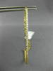 ESTATE .38CT DIAMOND 18K YELLOW GOLD CLASSIC BAR FLEXIBLE LOVE BANGLE BRACELET