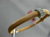 ESTATE .60CT DIAMOND 14KT WHITE & ROSE GOLD MESH FLEXIBLE BANGLE BRACELET