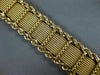 ANTIQUE WIDE AND LONG 14KT YELLOW GOLD 3D ROPE CLASSIC WEAVE MESH BRACELET #1924