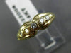 ESTATE .20CT DIAMOND 14KT YELLOW GOLD 3D 5 STONE WEDDING ANNIVERSARY RING #22008