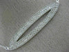 ESTATE LARGE 1.20CT DIAMOND 14K WHITE GOLD MARQUISE SHAPE PAVE FILIGREE NECKLACE
