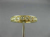 .77CT DIAMOND 14KT YELLOW GOLD 3D CLASSIC SEMI ETERNITY WEDDING ANNIVERSARY RING