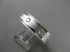 ESTATE WIDE .40CT DIAMOND 14K WHITE GOLD ETOILE ETERNITY SOLID MENS RING #19670