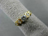 ESTATE 1CT ROUND DIAMOND 14KT YELLOW GOLD FILIGREE HEART ENGAGEMENT RING #21123