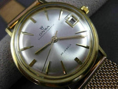 ANTIQUE LARGE 18K YELLOW & 14KT ROSE GOLD ONSA SUPER AUTOMATIC MENS WATCH #20262