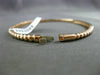 ESTATE .38CT ROUND DIAMOND 14KT ROSE GOLD 3D CLASSIC 3.5mm BANGLE BRACELET