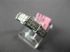 ESTATE .66CT DIAMOND 18KT WHITE GOLD ROUND & PRINCESS INVISIBLE ANNIVERSARY RING
