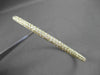 ESTATE 1.71CT DIAMOND 14KT YELLOW GOLD 3mm CLASSIC THREE ROW PAVE BANGLE F/G VS