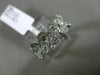 ESTATE 1.13CT DIAMOND 18KT WHITE GOLD ETOILE MULTI WAVE WEDDING ANNIVERSARY RING