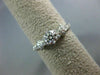 ANTIQUE .68CT DIAMOND 14KT WHITE GOLD 3D WOVEN SOLITAIRE ENGAGEMENT RING #21016
