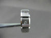 ESTATE WIDE .30CT DIAMOND 14KT W GOLD SQUARE ETOILE MENS ANNIVERSARY RING #20894
