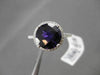 ESTATE 2.66CTW DIAMOND & AAA EXTRA FACET AMETHYST 14KT WHITE 3D FILIGREE RING