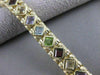 ESTATE 7.80CTW AMETHYST TOPAZ PERIDOT GARNET CITRINE 14K GOLD LINE BRACELET 2619