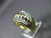 ESTATE WIDE 1.25CT DIAMOND 18KT W&Y GOLD ROPE DESIGN RING E/F VVS AMAZING #22263