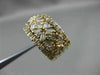 ANTIQUE WIDE 1.20CT DIAMOND 14KT YELLOW GOLD 3D X LOVE ANNIVERSARY RING #20381